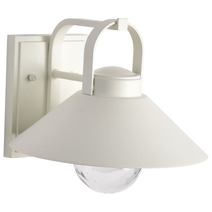 Wall Lantern Nuvo 60-8521 Ridge - Medium Outdoor Lantern - White Finish - Clear Seeded Glass Nuvo