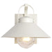 Wall Lantern Nuvo 60-8521 Ridge - Medium Outdoor Lantern - White Finish - Clear Seeded Glass Nuvo