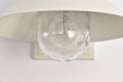 Wall Lantern Nuvo 60-8521 Ridge - Medium Outdoor Lantern - White Finish - Clear Seeded Glass Nuvo