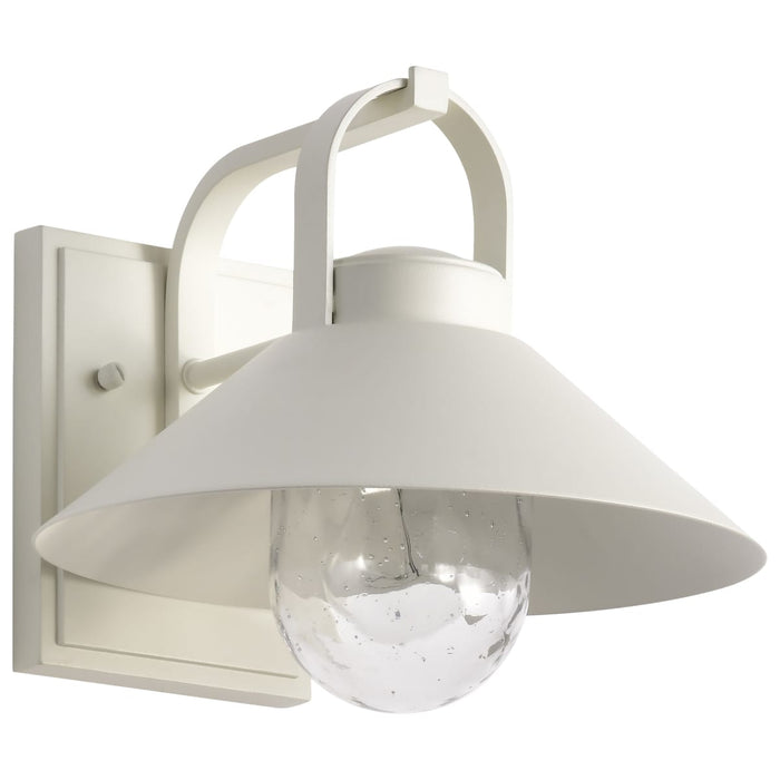 Wall Lantern Nuvo 60-8521 Ridge - Medium Outdoor Lantern - White Finish - Clear Seeded Glass Nuvo