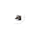 Wall Lantern Nuvo 60-8530 Ridge - Small Outdoor Lantern - Bronze Finish - Clear Seeded Glass Nuvo