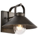 Wall Lantern Nuvo 60-8531 Ridge - Medium Outdoor Lantern - Bronze Finish - Clear Seeded Glass Nuvo