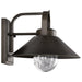 Wall Lantern Nuvo 60-8531 Ridge - Medium Outdoor Lantern - Bronze Finish - Clear Seeded Glass Nuvo