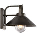 Wall Lantern Nuvo 60-8531 Ridge - Medium Outdoor Lantern - Bronze Finish - Clear Seeded Glass Nuvo