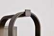 Wall Lantern Nuvo 60-8531 Ridge - Medium Outdoor Lantern - Bronze Finish - Clear Seeded Glass Nuvo