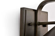 Wall Lantern Nuvo 60-8531 Ridge - Medium Outdoor Lantern - Bronze Finish - Clear Seeded Glass Nuvo