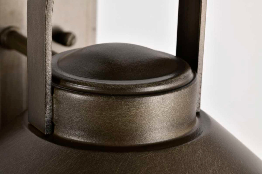 Wall Lantern Nuvo 60-8531 Ridge - Medium Outdoor Lantern - Bronze Finish - Clear Seeded Glass Nuvo