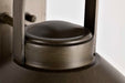 Wall Lantern Nuvo 60-8531 Ridge - Medium Outdoor Lantern - Bronze Finish - Clear Seeded Glass Nuvo