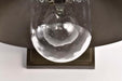 Wall Lantern Nuvo 60-8531 Ridge - Medium Outdoor Lantern - Bronze Finish - Clear Seeded Glass Nuvo