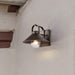 Wall Lantern Nuvo 60-8531 Ridge - Medium Outdoor Lantern - Bronze Finish - Clear Seeded Glass Nuvo