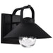 Wall Lantern Nuvo 60-8541 Ridge - Medium Outdoor Lantern - Black Finish - Clear Seeded Glass Nuvo