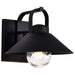 Wall Lantern Nuvo 60-8541 Ridge - Medium Outdoor Lantern - Black Finish - Clear Seeded Glass Nuvo