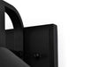 Wall Lantern Nuvo 60-8541 Ridge - Medium Outdoor Lantern - Black Finish - Clear Seeded Glass Nuvo