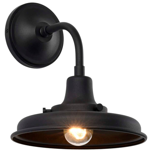 Wall Lantern Nuvo 60-8550 Morris - Small Outdoor Lantern - Black Finish Nuvo