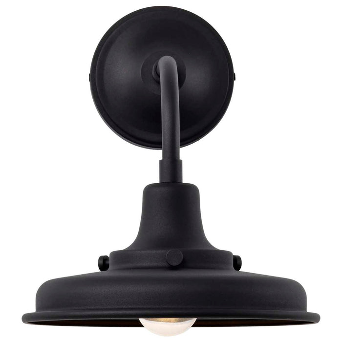 Wall Lantern Nuvo 60-8550 Morris - Small Outdoor Lantern - Black Finish Nuvo