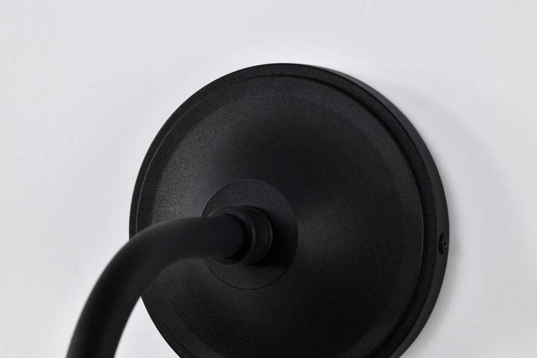 Wall Lantern Nuvo 60-8550 Morris - Small Outdoor Lantern - Black Finish Nuvo
