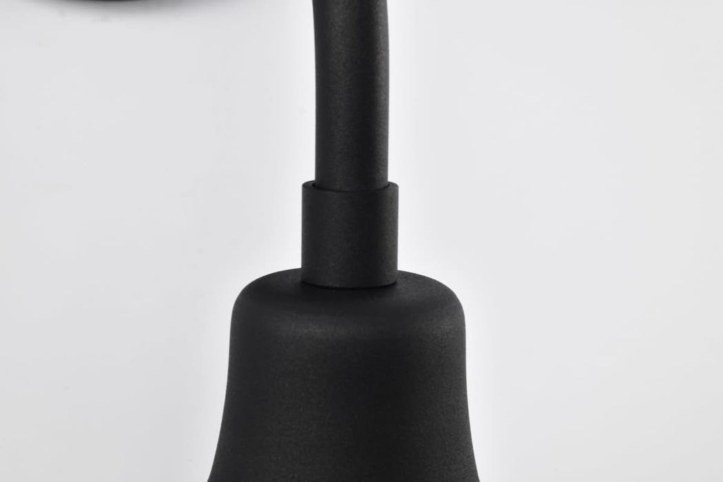 Wall Lantern Nuvo 60-8550 Morris - Small Outdoor Lantern - Black Finish Nuvo