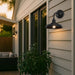 Wall Lantern Nuvo 60-8550 Morris - Small Outdoor Lantern - Black Finish Nuvo