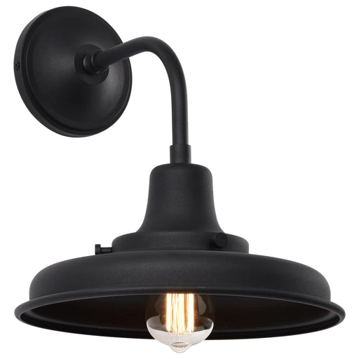 Wall Lantern Nuvo 60-8551 Morris - Medium Outdoor Lantern - Black Finish Nuvo