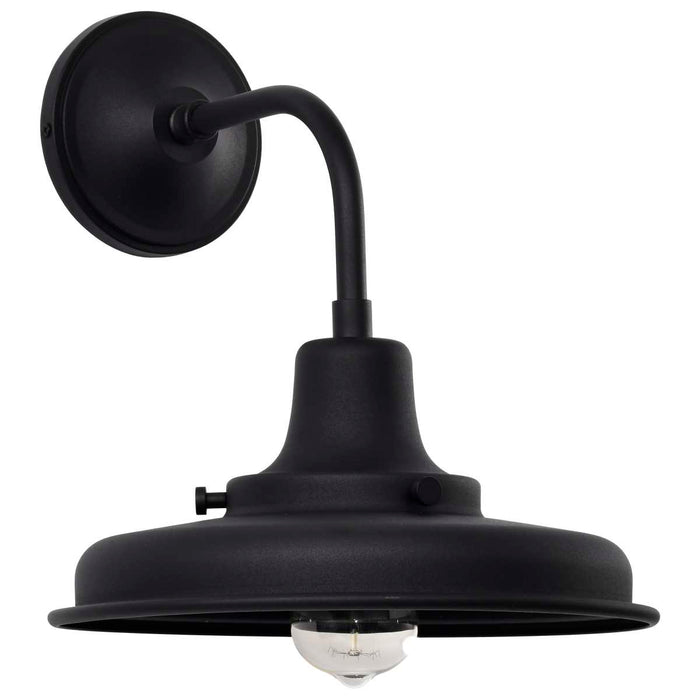 Wall Lantern Nuvo 60-8551 Morris - Medium Outdoor Lantern - Black Finish Nuvo