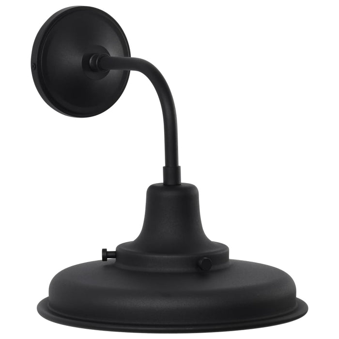 Wall Lantern Nuvo 60-8551 Morris - Medium Outdoor Lantern - Black Finish Nuvo