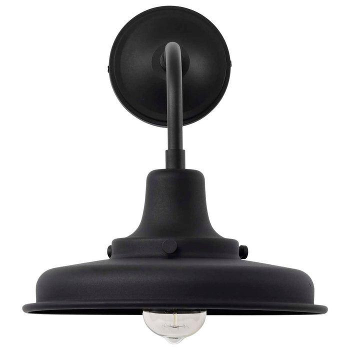 Wall Lantern Nuvo 60-8551 Morris - Medium Outdoor Lantern - Black Finish Nuvo