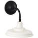 Wall Lantern Nuvo 60-8560 Morris - Small Outdoor Lantern - Black Finish - White Shade Nuvo