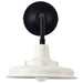 Wall Lantern Nuvo 60-8560 Morris - Small Outdoor Lantern - Black Finish - White Shade Nuvo