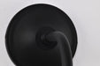 Wall Lantern Nuvo 60-8560 Morris - Small Outdoor Lantern - Black Finish - White Shade Nuvo