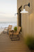 Wall Lantern Nuvo 60-8560 Morris - Small Outdoor Lantern - Black Finish - White Shade Nuvo
