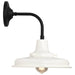 Wall Lantern Nuvo 60-8561 Morris - Medium Outdoor Lantern - Black Finish - White Shade Nuvo