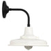 Wall Lantern Nuvo 60-8561 Morris - Medium Outdoor Lantern - Black Finish - White Shade Nuvo