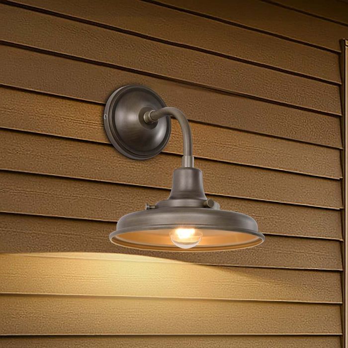 Wall Lantern Nuvo 60-8570 Morris - Small Outdoor Lantern - Burnished Bronze Finish Nuvo
