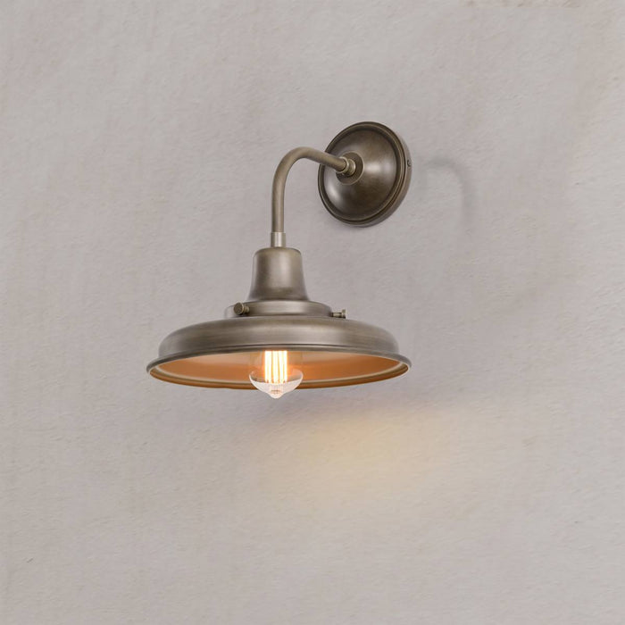 Wall Lantern Nuvo 60-8571 Morris - Medium Outdoor Lantern - Burnished Bronze Finish Nuvo