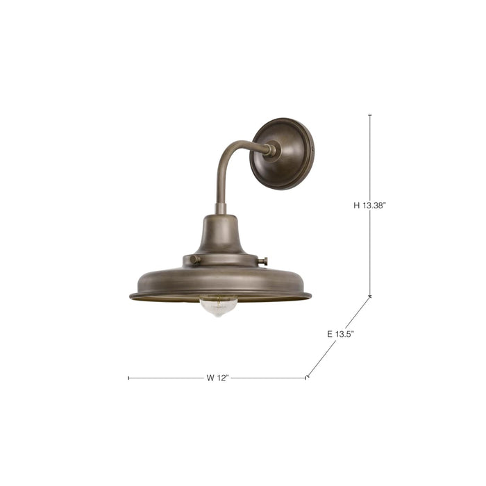 Wall Lantern Nuvo 60-8571 Morris - Medium Outdoor Lantern - Burnished Bronze Finish Nuvo