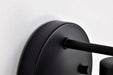 Vanity Nuvo 60-8601 Grayson - 1 Light Vanity - Matte Black Finish - Clear Ribbed Glass Nuvo