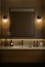Vanity Nuvo 60-8601 Grayson - 1 Light Vanity - Matte Black Finish - Clear Ribbed Glass Nuvo