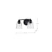 Vanity Nuvo 60-8602 Grayson - 2 Light Vanity - Matte Black Finish - Clear Ribbed Glass Nuvo