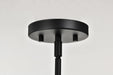 Mini Pendant Nuvo 60-8605 Grayson - 1 Light Mini Pendant - Matte Black Finish - Clear Ribbed Glass Nuvo