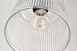 Pendant Nuvo 60-8606 Grayson - Small Pendant - Matte Black Finish - Clear Ribbed Glass Nuvo