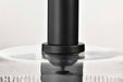 Pendant Nuvo 60-8607 Grayson - Large Pendant - Matte Black Finish - Clear Ribbed Glass Nuvo