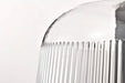 Pendant Nuvo 60-8607 Grayson - Large Pendant - Matte Black Finish - Clear Ribbed Glass Nuvo