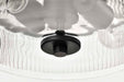 Flush Mount Nuvo 60-8608 Grayson - Small Flush Mount - Matte Black Finish - Clear Ribbed Glass Nuvo