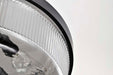 Flush Mount Nuvo 60-8609 Grayson - Large Flush Mount - Matte Black Finish - Clear Ribbed Glass Nuvo
