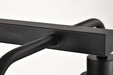 Island Pendant Nuvo 60-8610 Grayson - 6 Light Island Pendant - Matte Black Finish - Clear Ribbed Glass Nuvo
