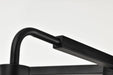Chandelier Nuvo 60-8611 Grayson - 5 Light Chandelier - Matte Black Finish - Clear Ribbed Glass Nuvo