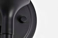 Wall Sconce Nuvo 60-8641 Solara - 1 Light Wall Sconce - Matte Black Finish - Frosted Ribbed Glass Nuvo