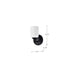 Wall Sconce Nuvo 60-8641 Solara - 1 Light Wall Sconce - Matte Black Finish - Frosted Ribbed Glass Nuvo