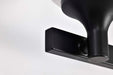 Vanity Nuvo 60-8644 Solara - 4 Light Vanity - Matte Black Finish - Frosted Ribbed Glass Nuvo