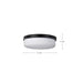 Flush Mount Nuvo 60-8648 Solara - Flush Mount - Matte Black Finish - Frosted Ribbed Glass Nuvo